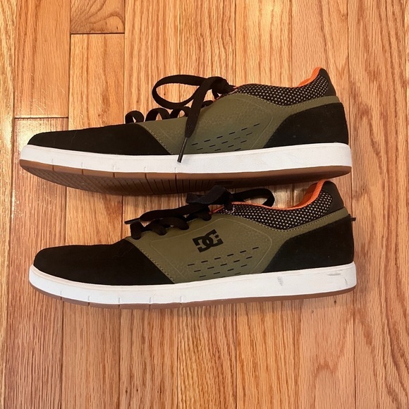 DC Cole Signature Black Green Men's Skateboard Skate Shoes Size 9 - Picture 5 of 12